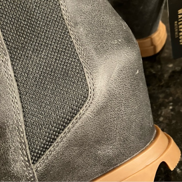 New Sorel Joan of Arctic Wedge III Chelsea Bootie, Waterproof Leather Ankle Boot - Picture 16 of 16